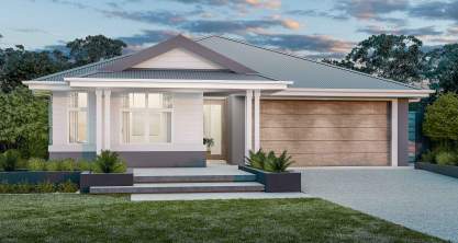 Northport Facade Bragado dual occupancy single storey