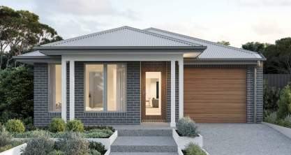 single storey home design everyday camelle highland facade