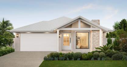 One storey home design havana encore cayman facade oran park