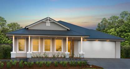 Facade - San Marino Display Home, Huntlee - McDonald Jones