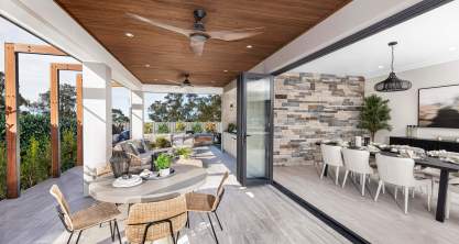 Seaview - Beautiful New Home Design - Alfresco
