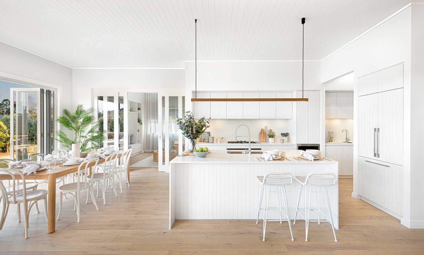 Coastal Beach House Home Plan - San Marino - Kitchen - Forster