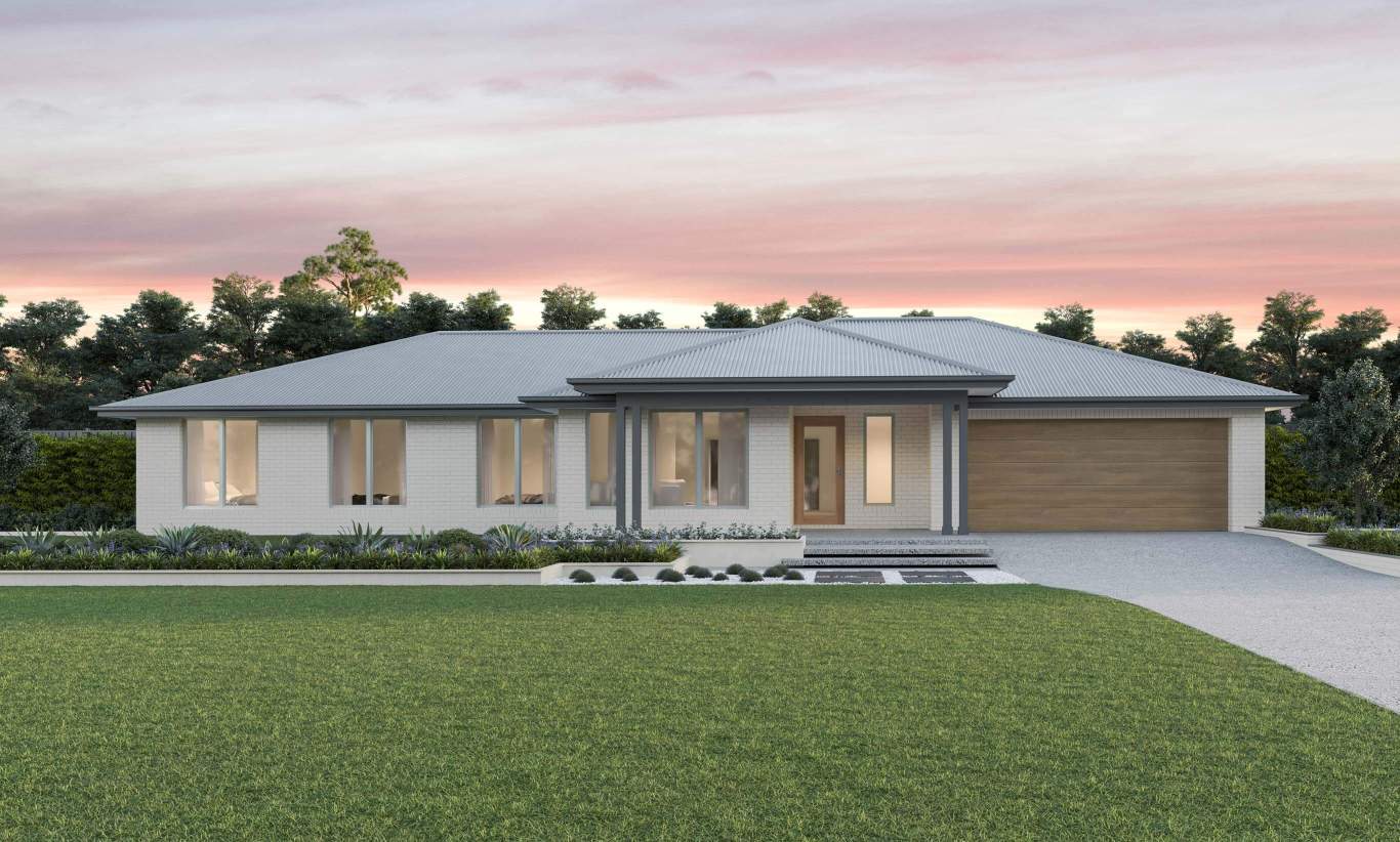 single storey acreage home design everyday almonte highland facade