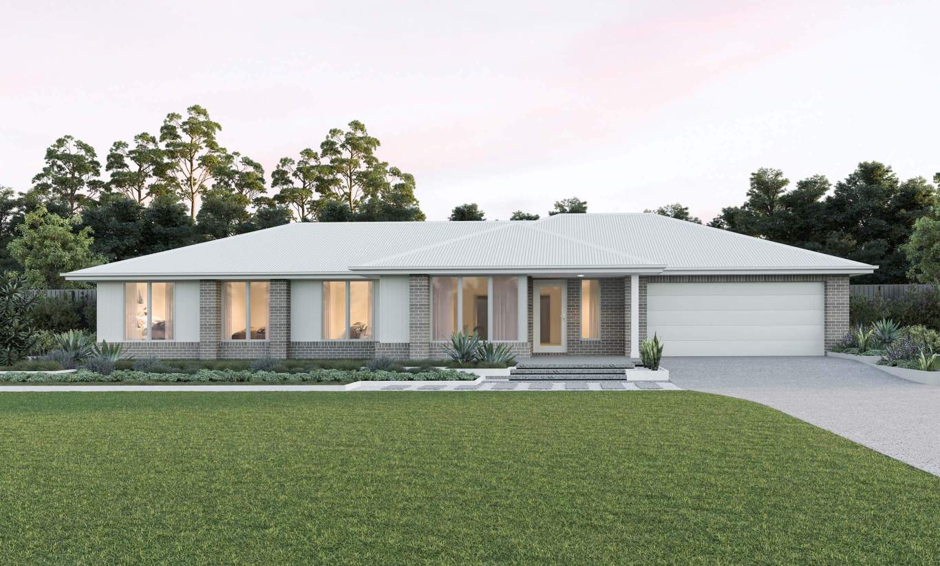 single storey acreage home design everyday almonte savannah facade