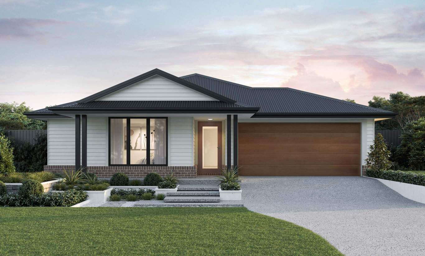 single storey home design amalfi everyday seaspray facade