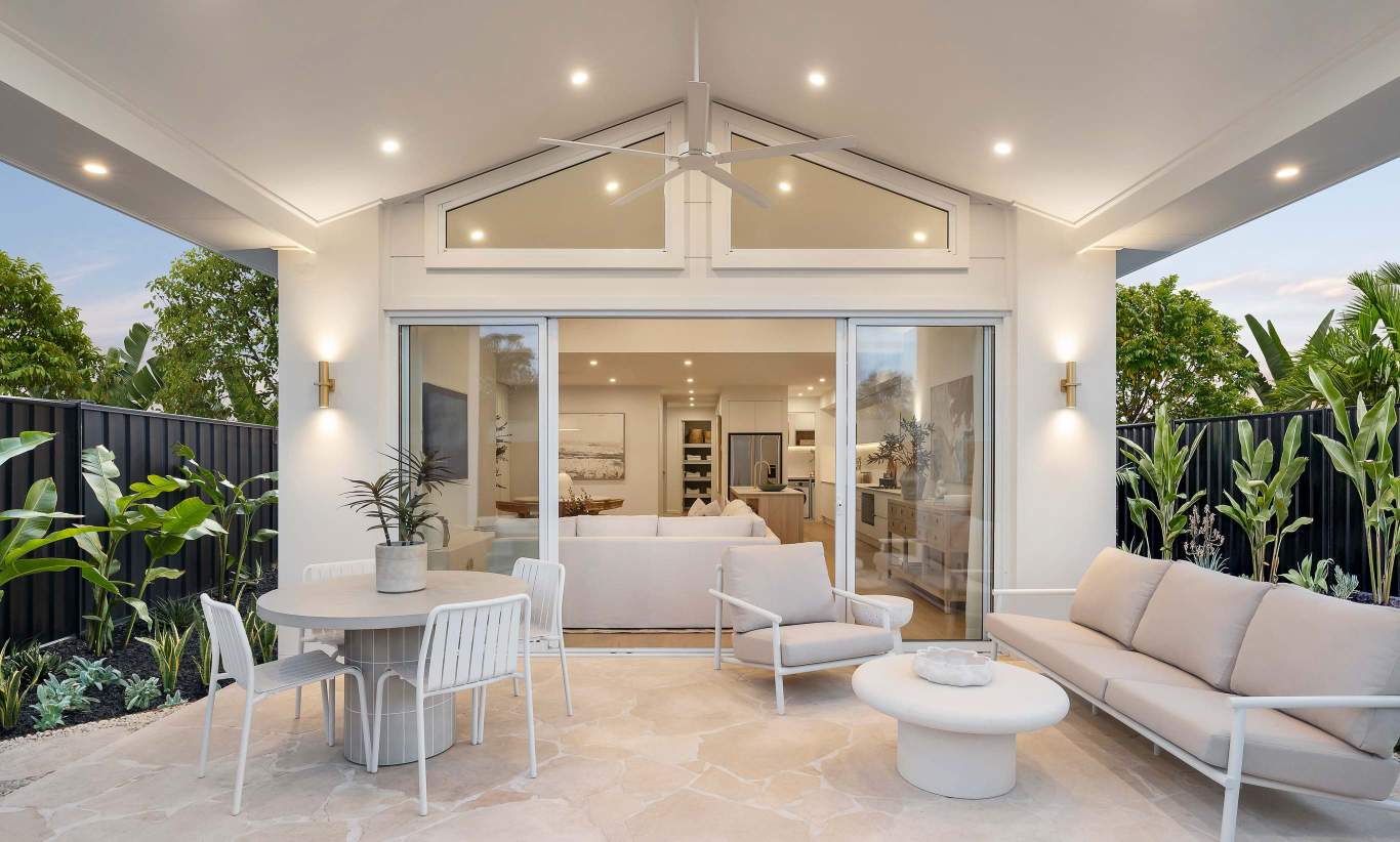 two storey home design aria 28 one alfresco homeworld oran park