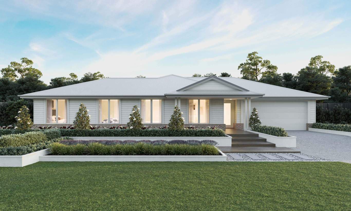 single storey home design everyday azura seaspray facade