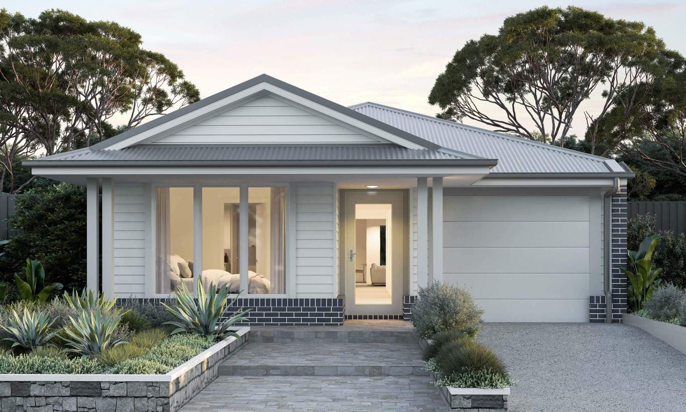 single storey home design everyday camelle seaspray facade