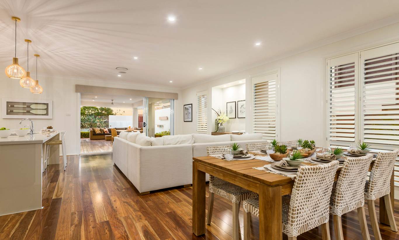 Dining, Monte Carlo Display Home at Home World 5 - McDonald Jones