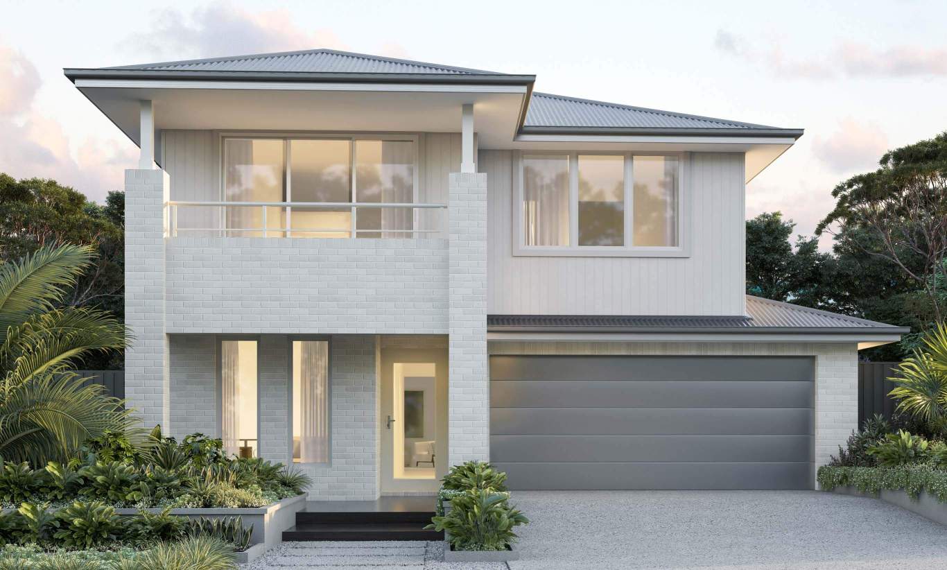 two storey home design everyday fontana wilderness facade