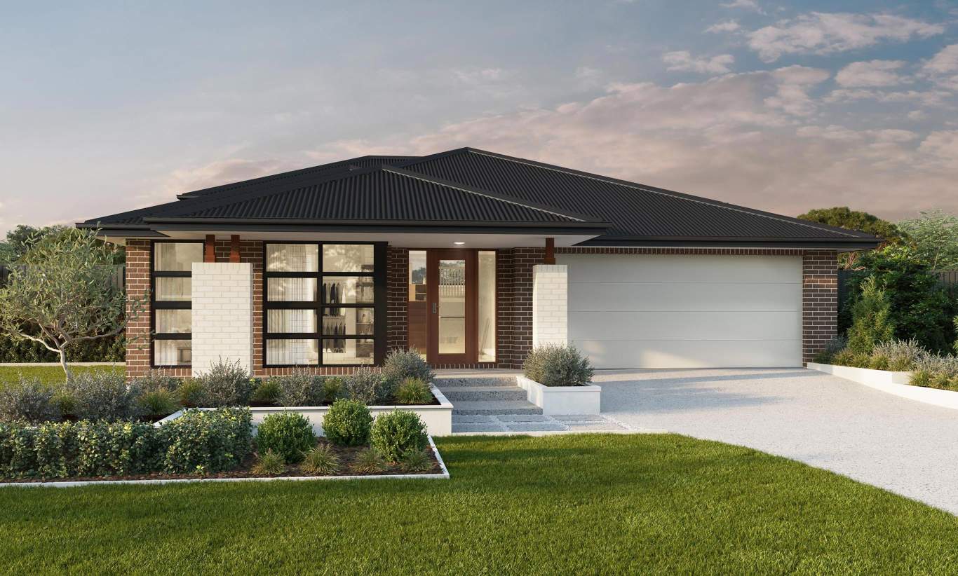 horizon split level house design contemporary facade