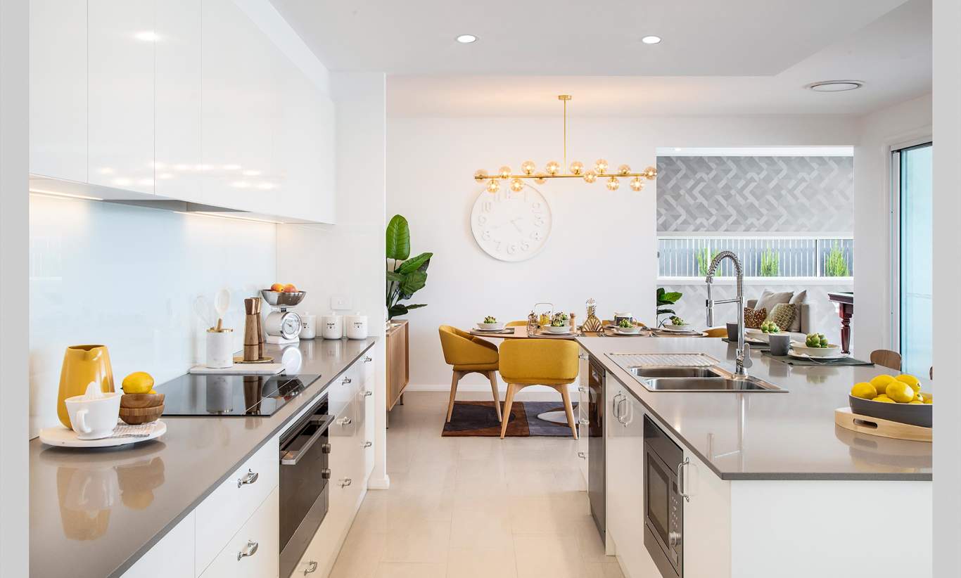 Springvale Impressive open plan living McDonald Jones Homes