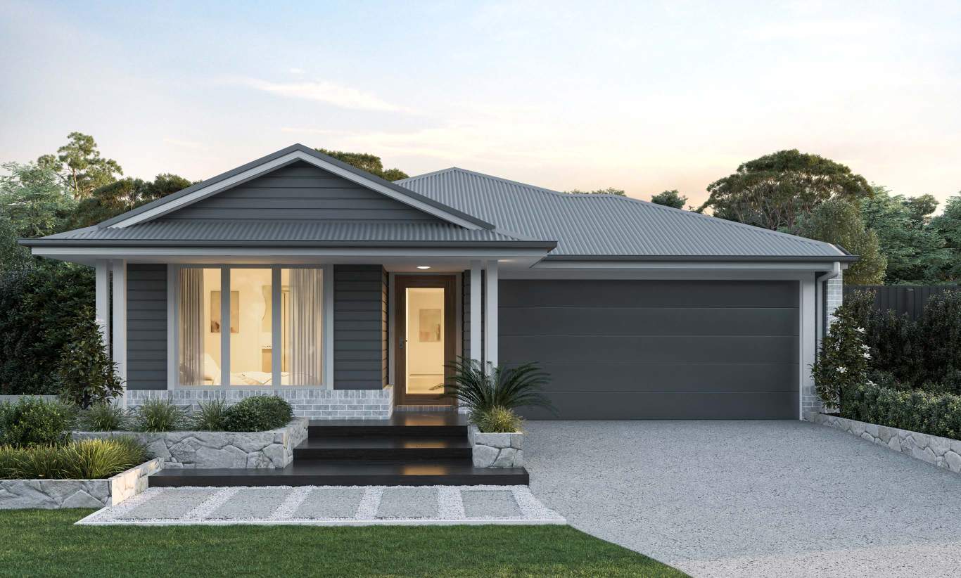 single storey home design everyday lucia seaspray facade