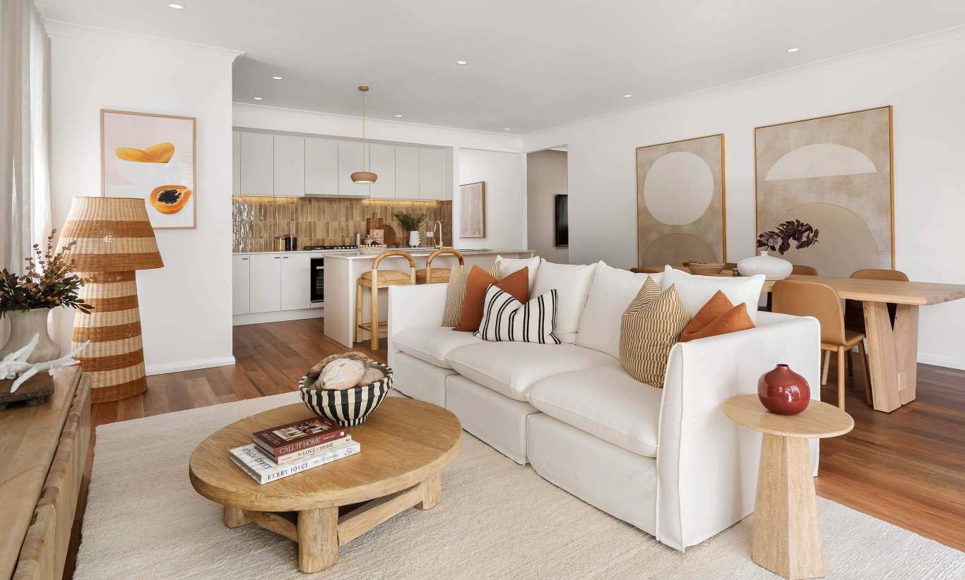 single storey home design lucia three living watagan park