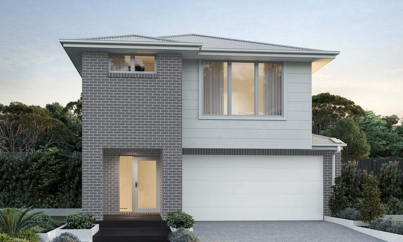 two storey home design everyday luka classic facade