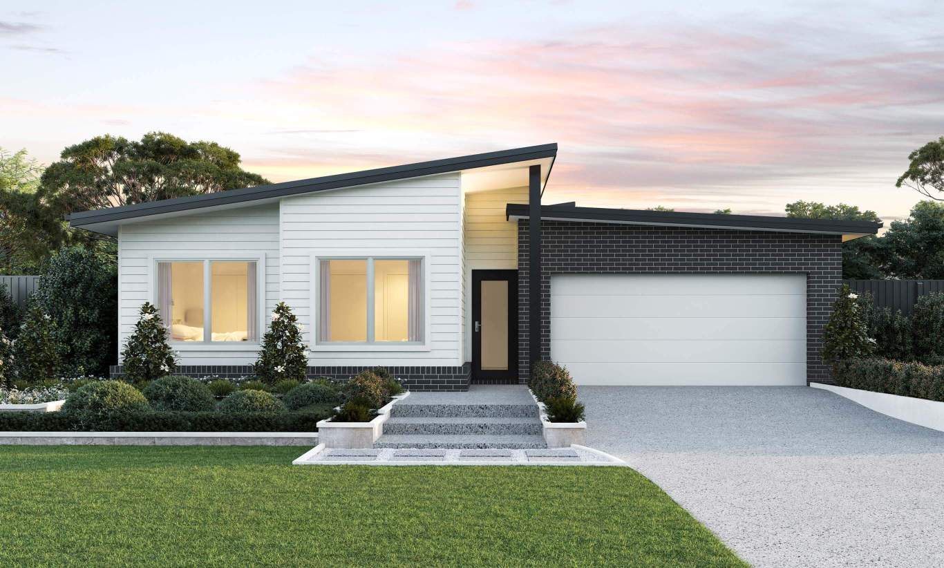 single storey home design everyday mendoza alpine facade