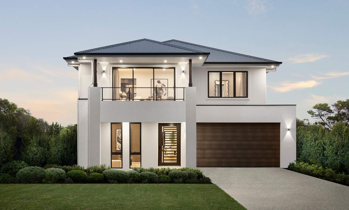 two storey everyday home design lagos one wilderness facade