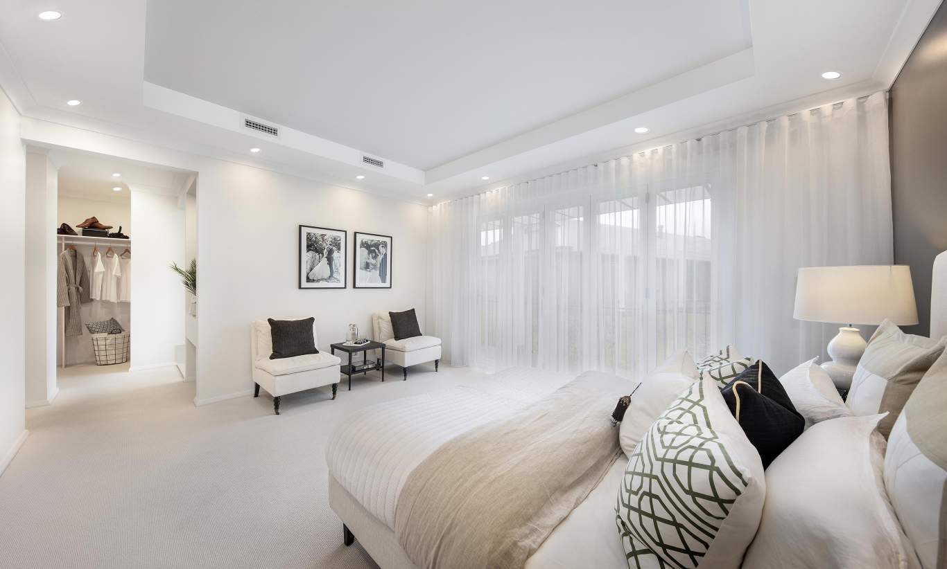 one storey home design san marino master bedroom