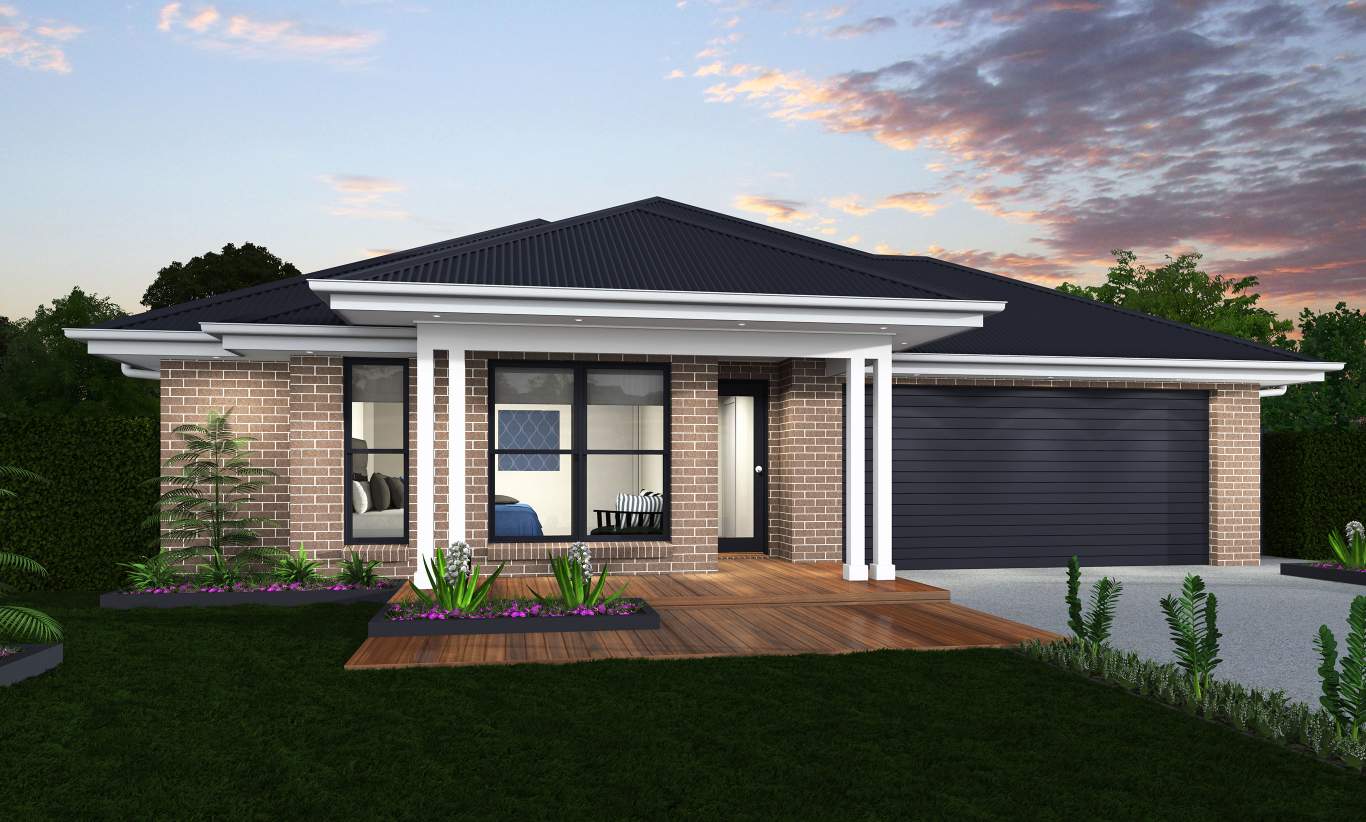 Oslo Facade - Linden Home Design - McDonald Jones