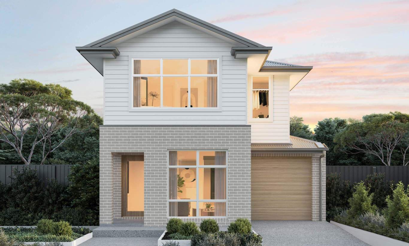 two storey home design everyday palencia beachside facade