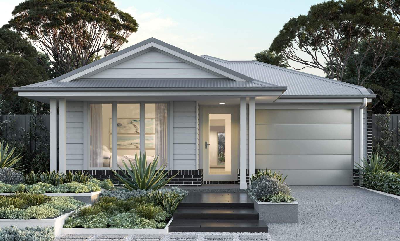 single storey home design everyday ravello seaspray facade