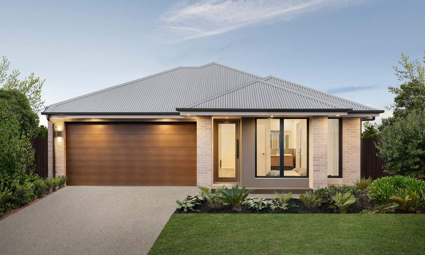 Architectual home design rivieria harriet facade homeworld oran park