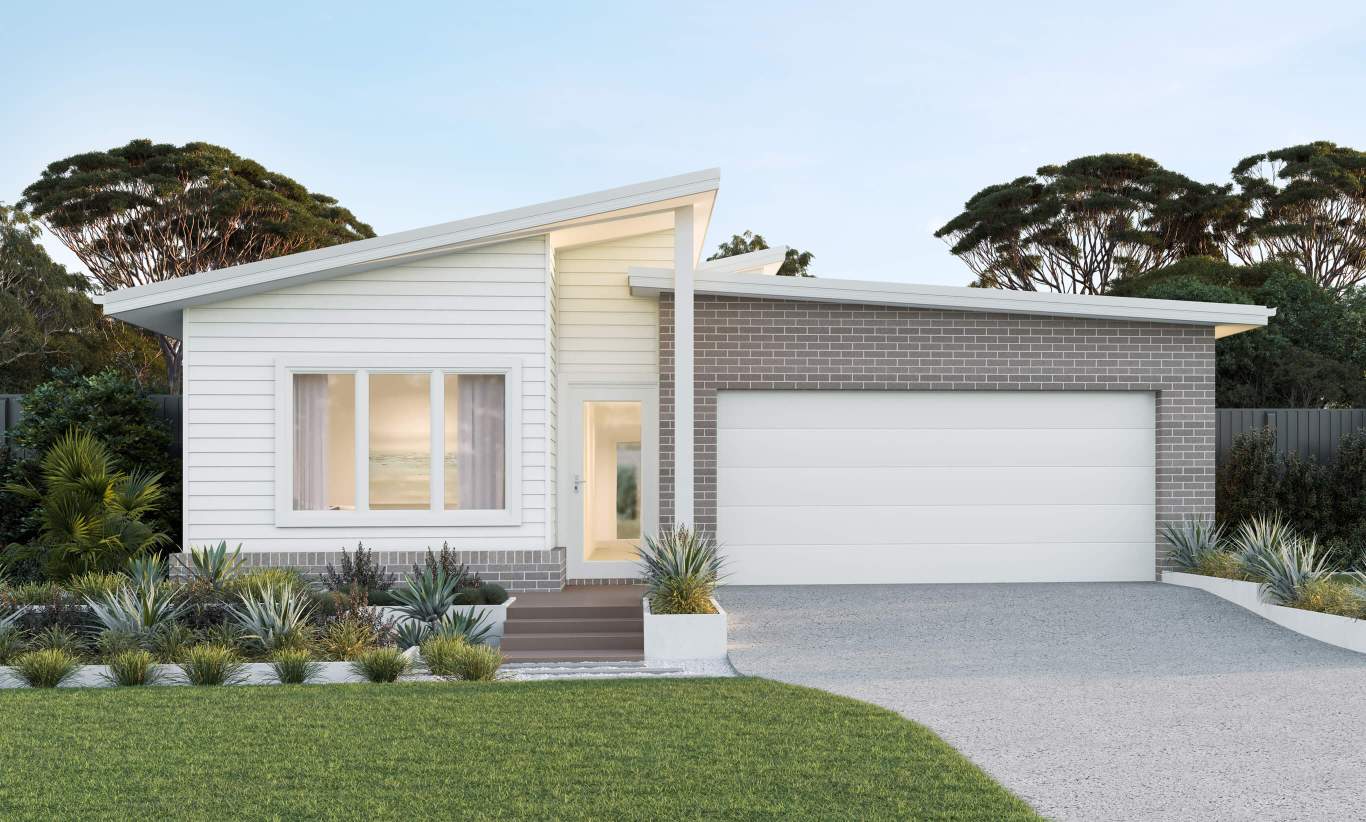 single storey home design everyday salamanca alpine facade