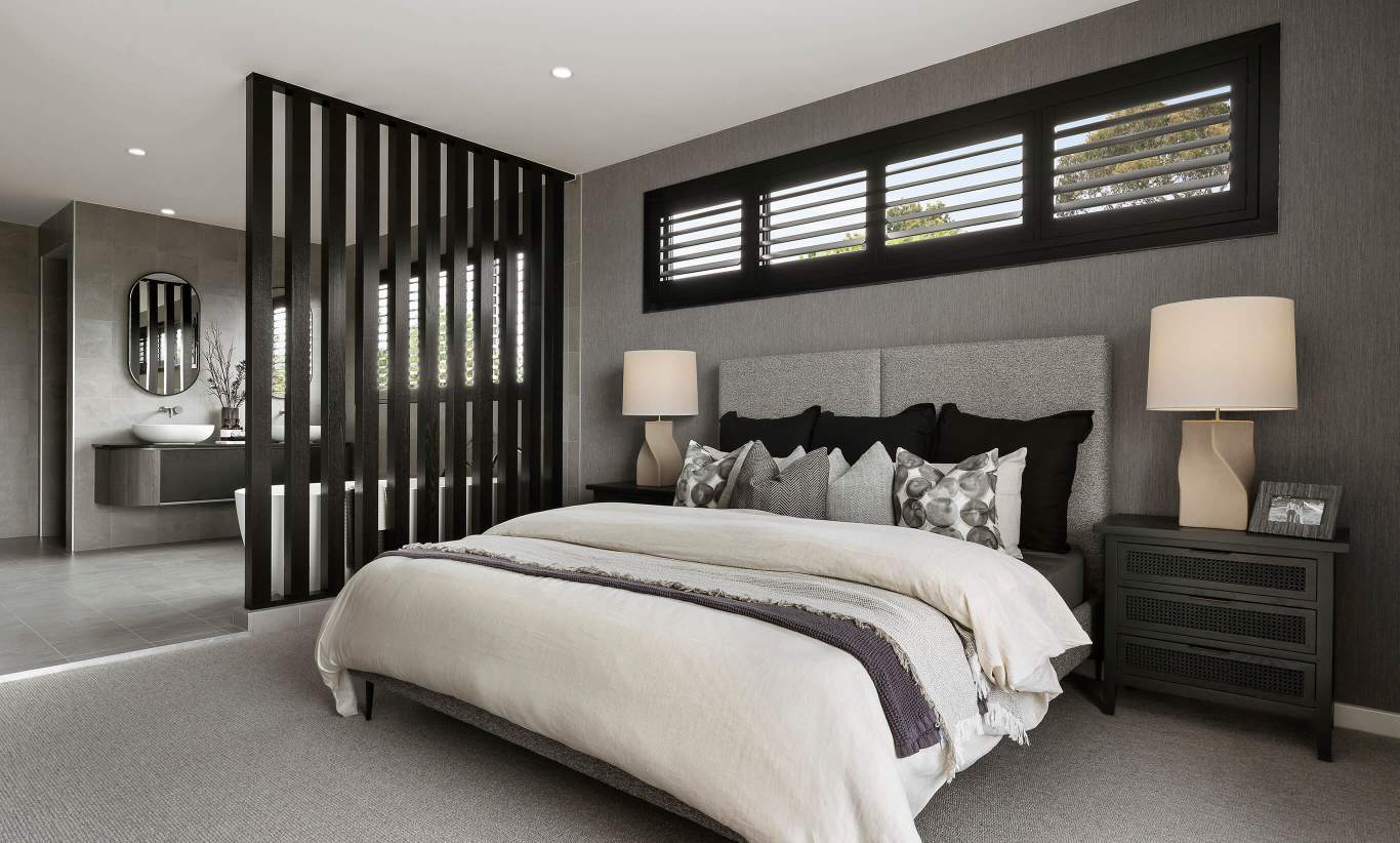 saxonvale industrial style master bedroom