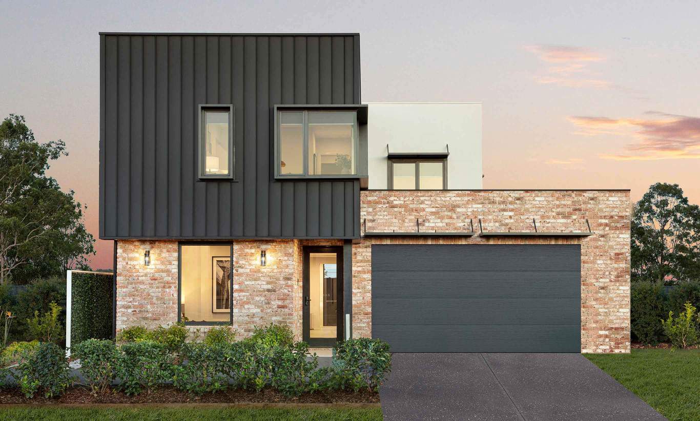 Sevilla - Facade Sevilla - Two Storey Floor Plan - Facade