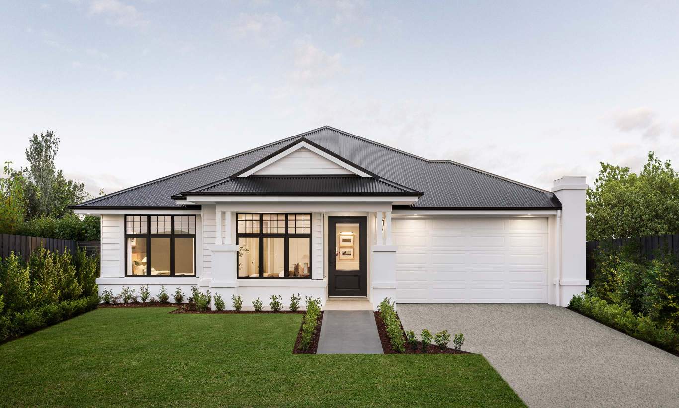 single storey home design anchorage hampton facade