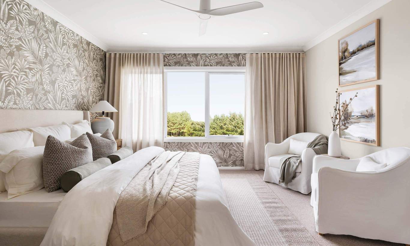 two storey home design valiente three master suite at menangle park