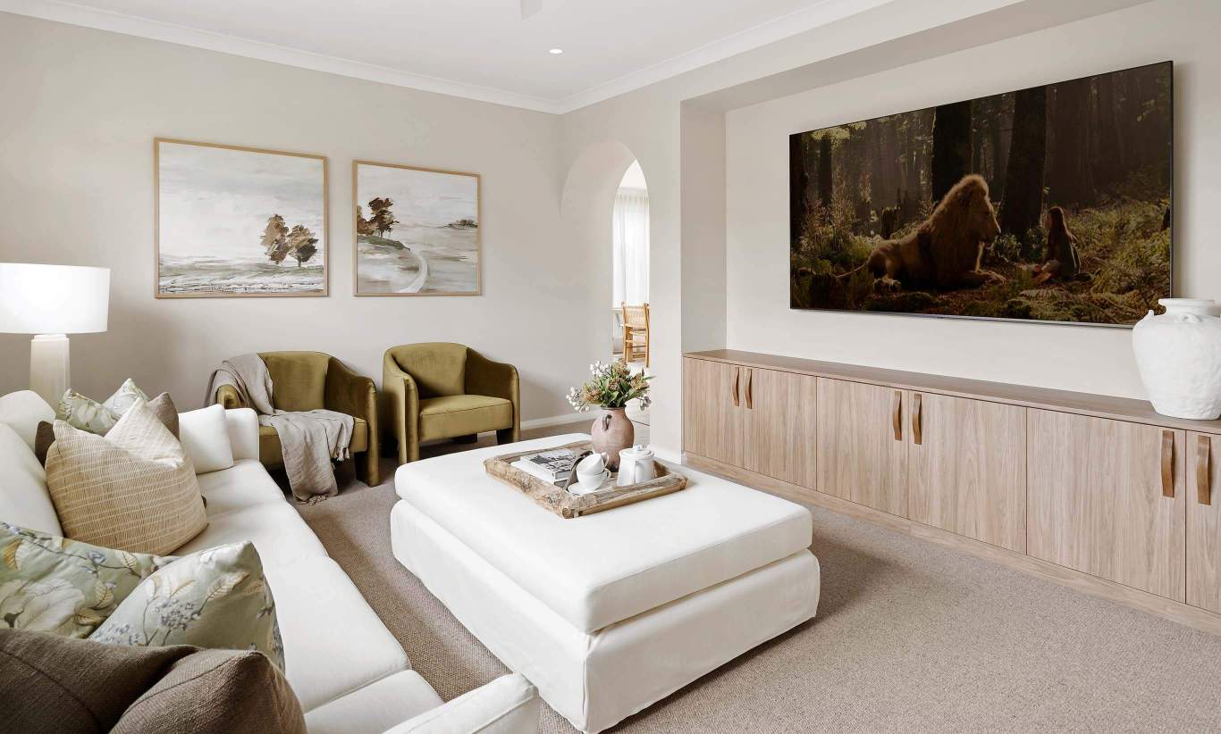 two storey home design valiente three theatre at menangle park