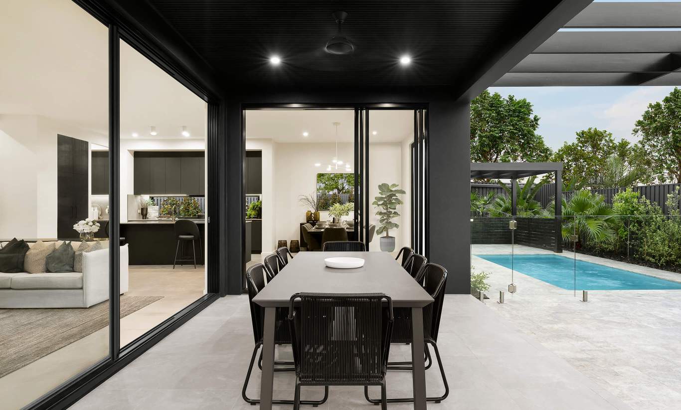 Winton one modern interior design style home alfresco