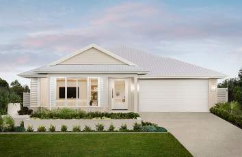 single story home design bayswater Sanctuary Facade