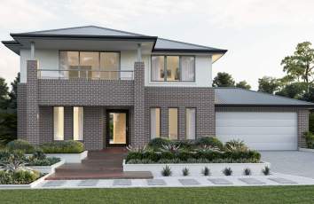 two storey home design everyday enzo five wilderness facade