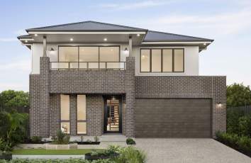 Architecturally designed home two storey enzo three wilderness facade