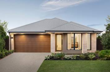 Architectual home design rivieria harriet facade homeworld oran park