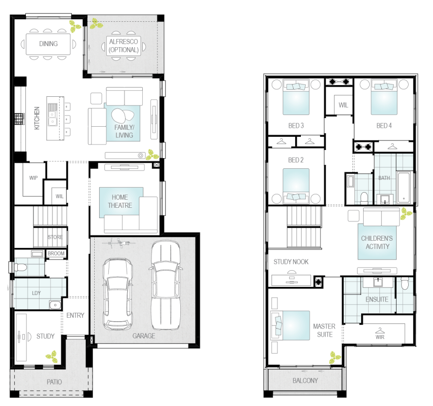 Architectural New Home Designs - Fontana One House Plans