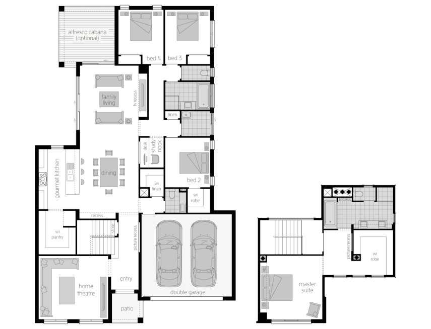 Architectural New Home Designs - Ellerston 31 Floor Plans
