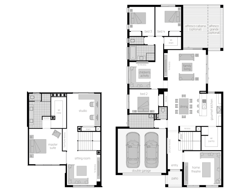 Floor Plan - Ellerston37 - Two Storey Home - McDonald Jones