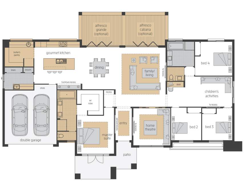 Esperance - Upgrades floor plans