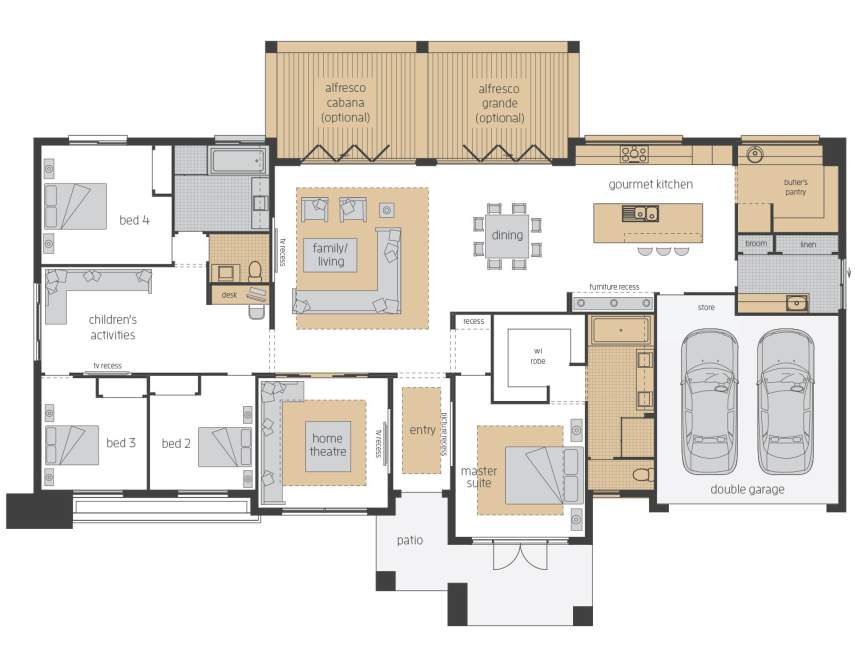Esperance - Upgrades floor plans