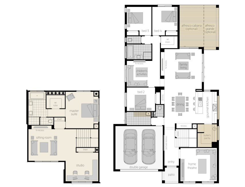 Floor Plan - Ellerston37 - Two Storey Home - McDonald Jones