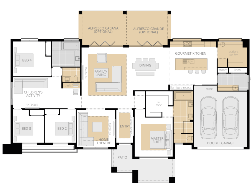 Esperance Grande- Acreage Floor Plan Upgrades- McDonald Jones