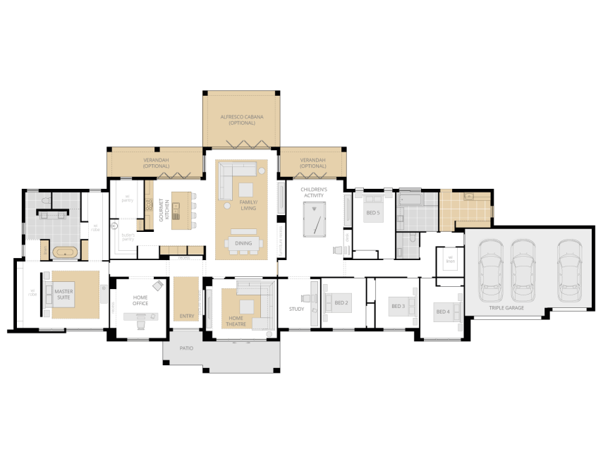 Hermitage Grande Manor- Acreage Floor Plan Upgrade Hermitage Grande Manor- Acreage Floor Plan Upgrade- McDonald Jones