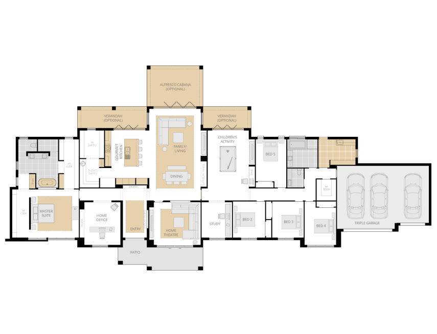 Hermitage Grande Manor- Acreage Floor Plan Upgrade- McDonald Jones