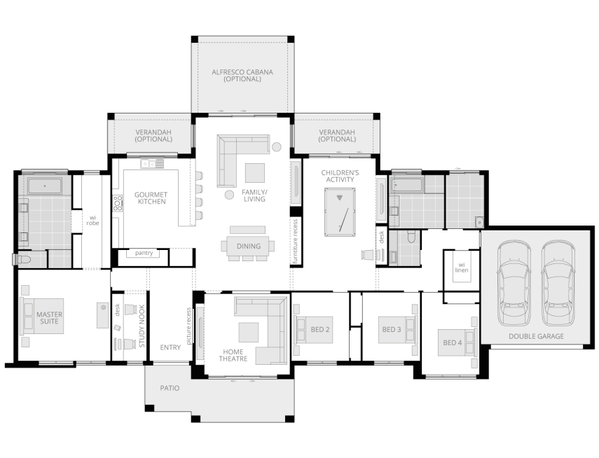 home design hermitage country living acreage floorplan lhs