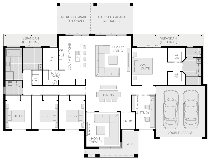 Lyndhurst Executive- Acreage Floor Plan- McDonald Jones