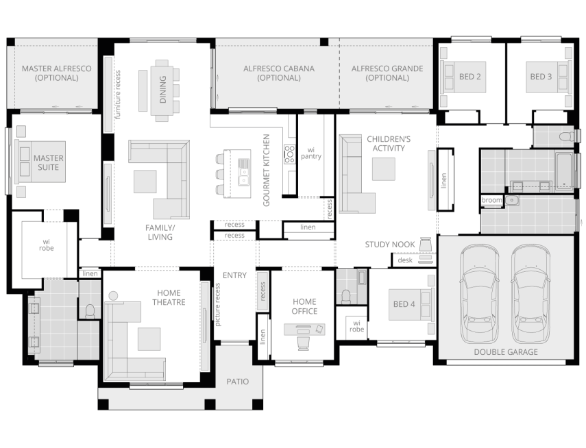 Architectural New Home Designs - Tuscany House Plan