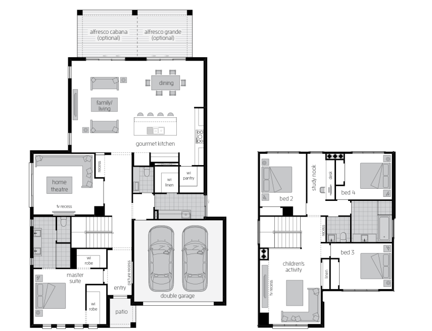 Mcdonald Jones Homes, Floor Plans For Small Two Story Homes